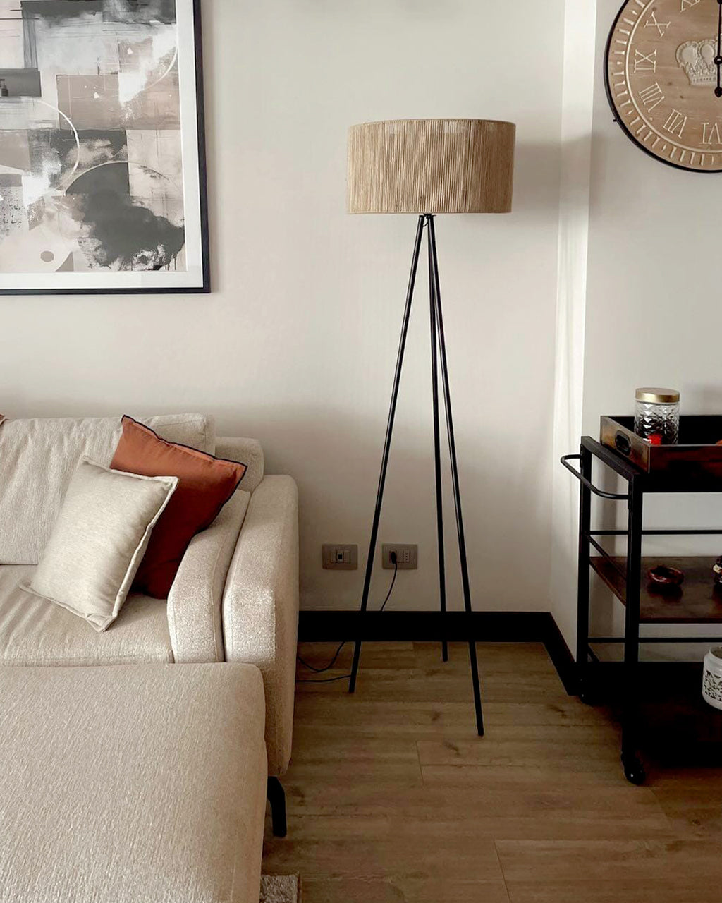 Lámpara de Pie Tripode Chic