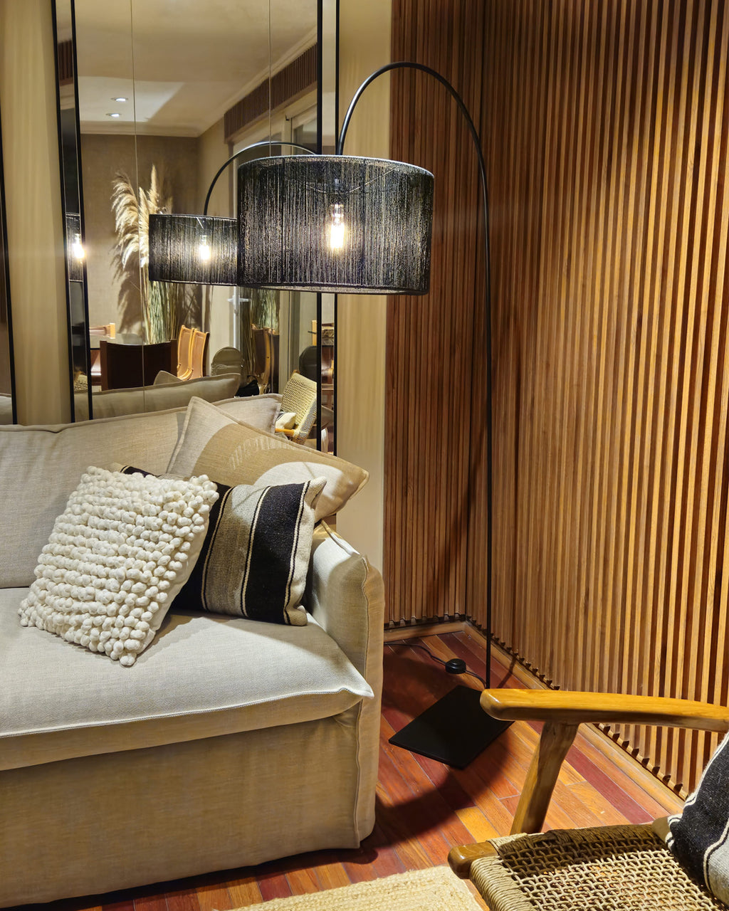 Lámpara de Pie Selecta Curva