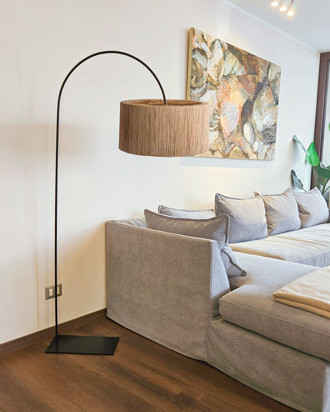 Lámpara de Pie Selecta Curva