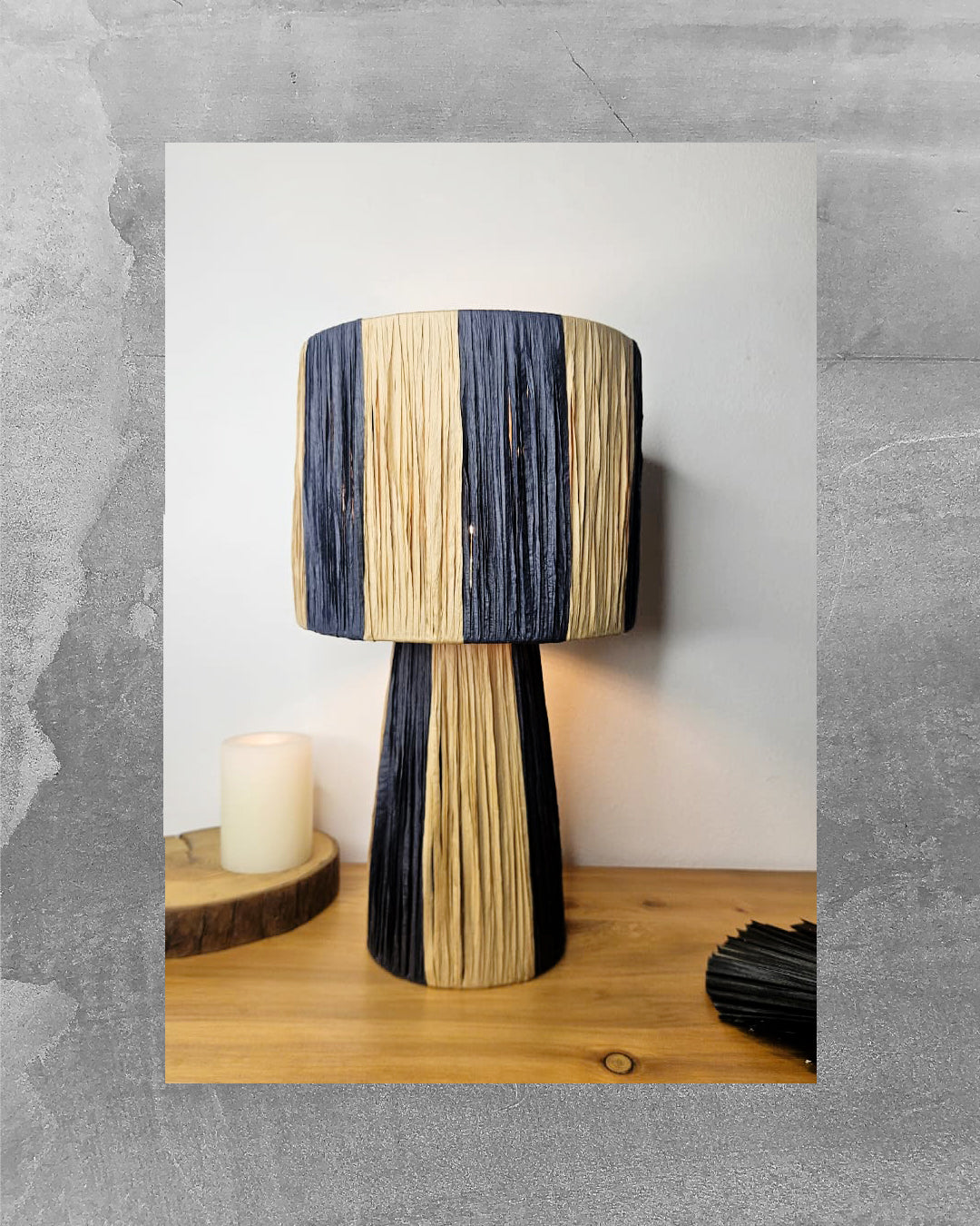 Lámpara Sobremesa Nova Rafia