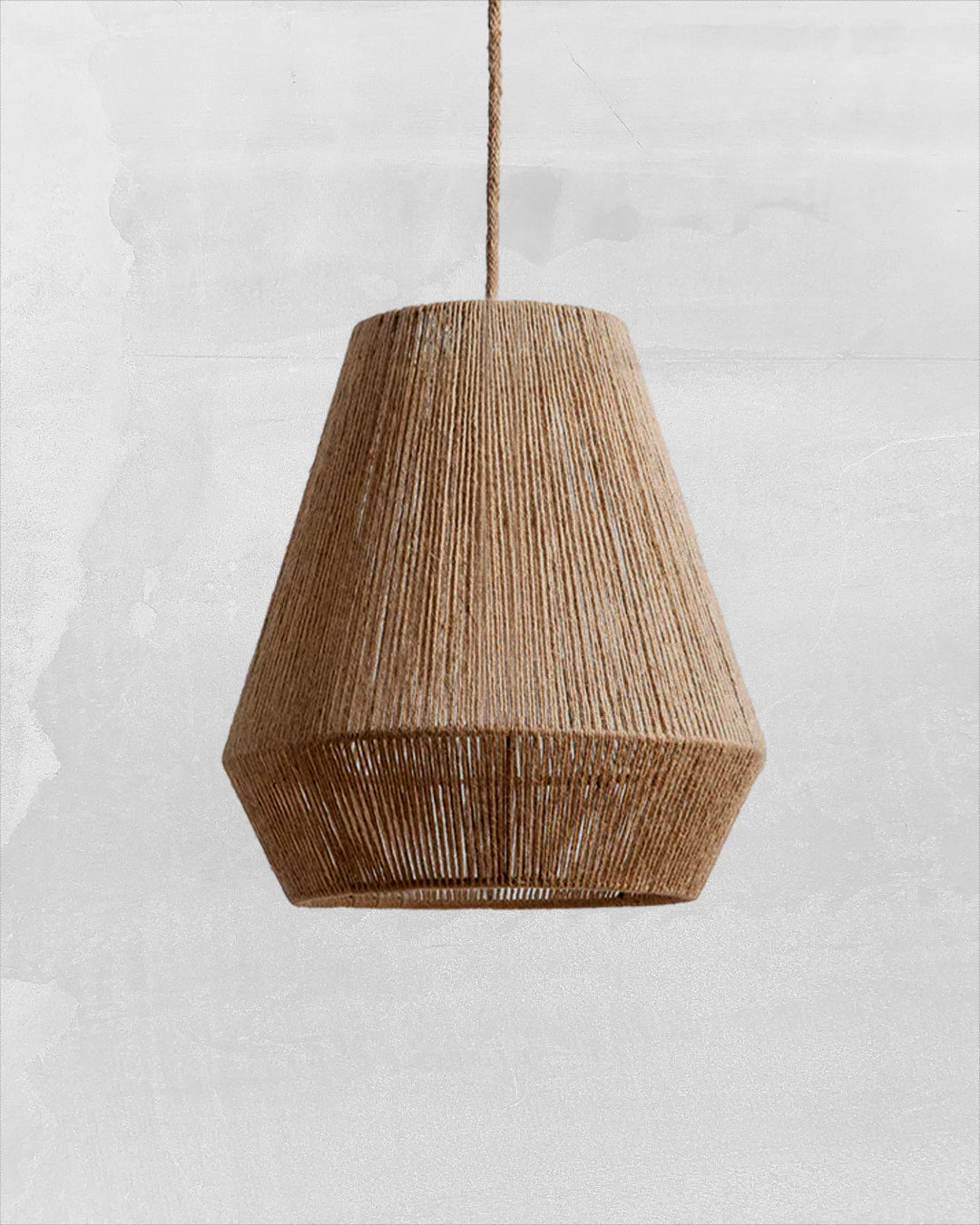 Lámpara Colgante Diamante Chic Fibra Natural