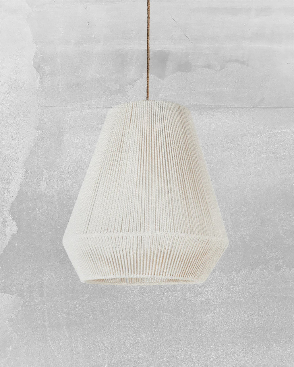 Lámpara Colgante Diamante Chic Fibra Natural