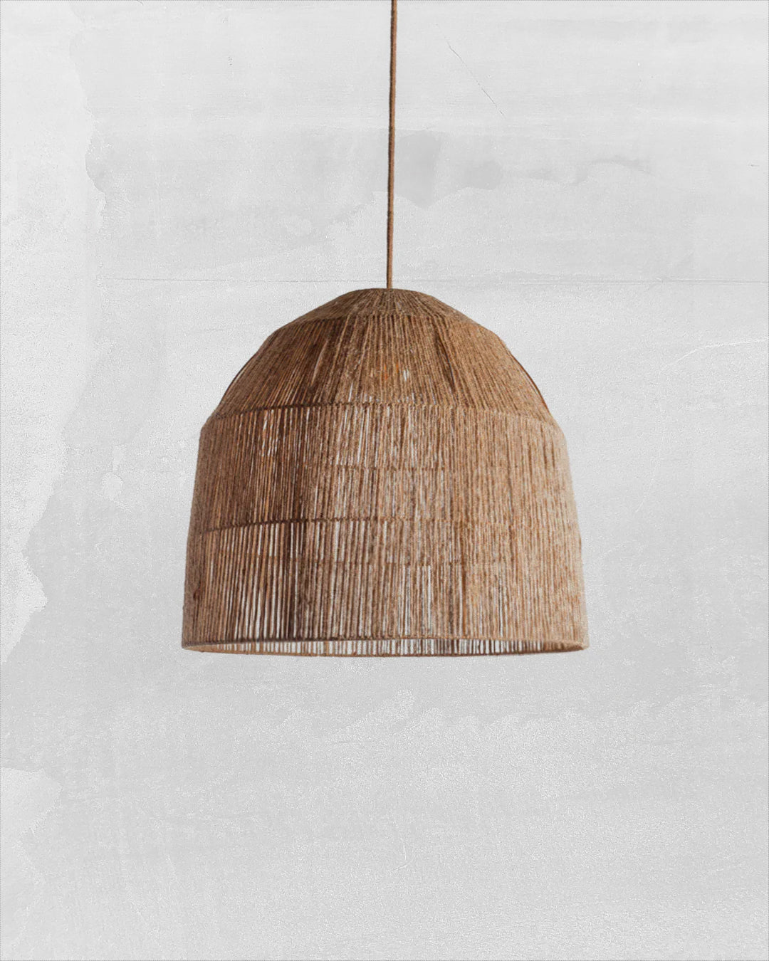 Lámpara Colgante Domo Chic 60 x 60 Fibra Natural