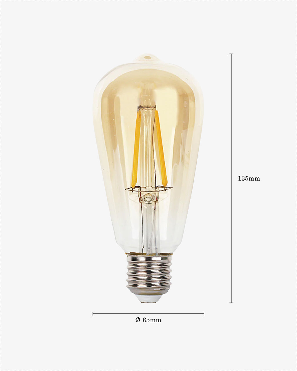 Ampolleta Vintage Filamentos Pera