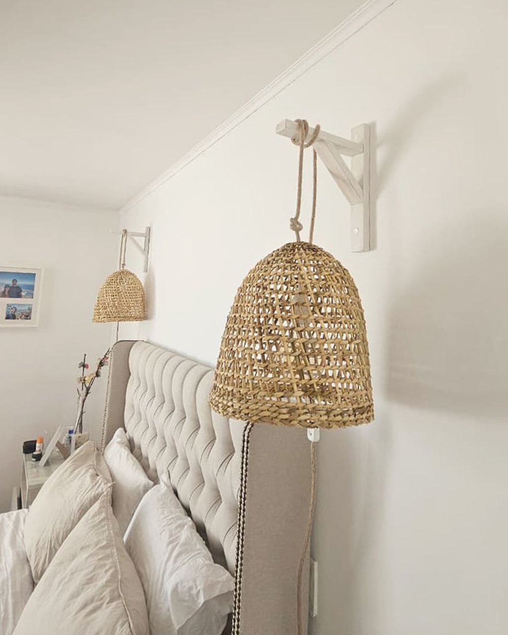 Lámpara Colgante con Soporte Origen Junquillo