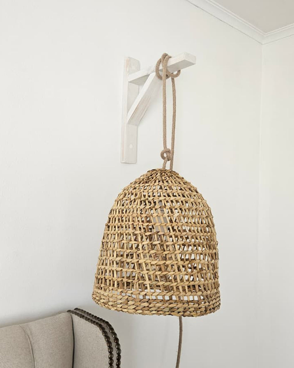 Lámpara Colgante con Soporte Origen Junquillo